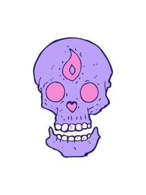 Mistik kafatasının pixelize etkisi