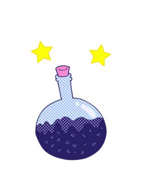 dönen yıldızların el yapımı çizgi film kimyasalları animasyonu