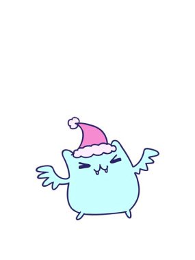 Kawaii yarasasının çizilmiş el animasyonunu uzatıyorum.