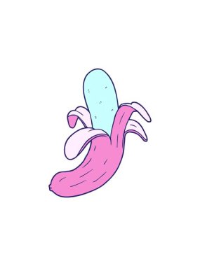 Çizgi film muz tasarımının bölünme etkisi