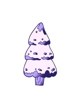 Çam ağaçlarının titreşimli animasyonu