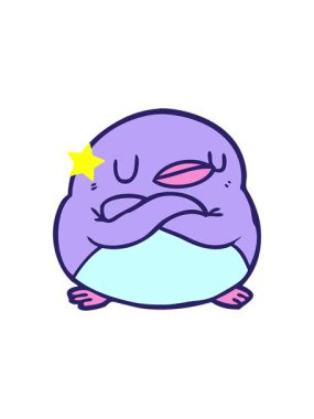 Parıldayan yıldızlar çapraz kollu penguen çizgi filmlerinin animasyonunu etkiler.