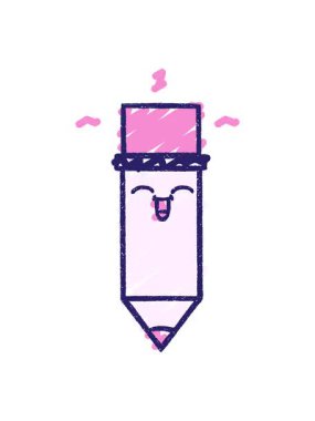 Kalem Tebeşiri Çiziminin canlandırma efektini piksel hale getir