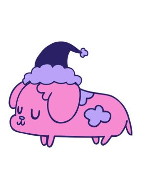 Sevimli Noel Yavrusu 'nun hareketli baskısı