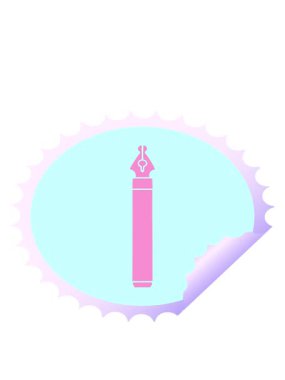 dairesel kabuk soyma stickerky çizgi film mürekkebi hareketli animasyonu