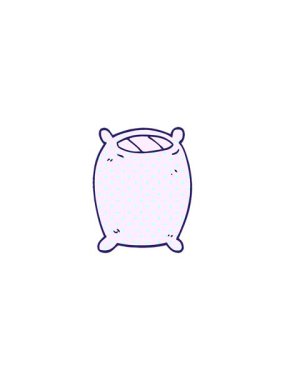 Karikatür karikatür karalama yastığını salla ve duraklat