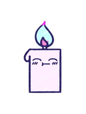 Candle Chalk Çiziminin animasyonunu güçlendir