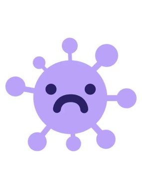 Basit üzgün virüsün canlandırma efektini pikselleştir