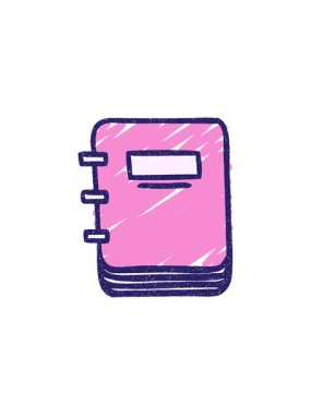 Not Defteri Tebeşir Çiziminin bölünme efekti canlandırması