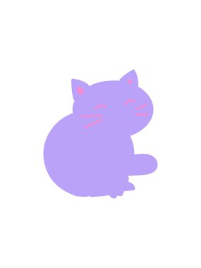 yıldız patlaması etkisi kedi oturma animasyonu