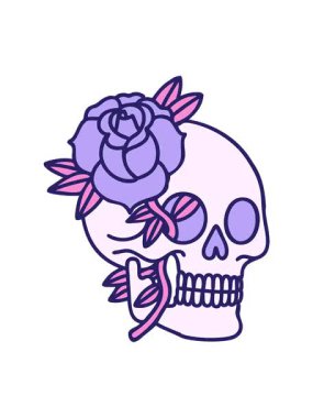 Kafatası ve gülün titreşimli hareketi