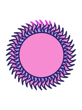 Ortaçağ tarzı bir güneş görüntüsünün canlandırmasını güçlendir