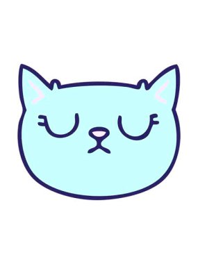 el çizimi karikatür ağlayan kedi animasyonunun efektini göster