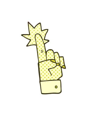 Çizgi film karalamalarının renkli animasyonu.