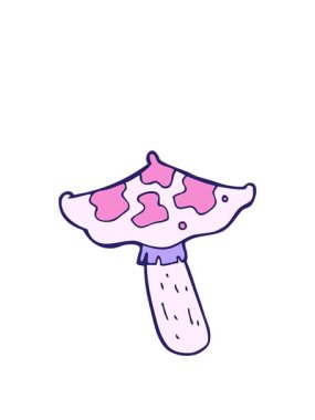 Çizgi film mantar tasarımının animasyonunu genişletiyorum