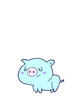 Domuz çizgi filminin animasyonunu genişletiyorum.