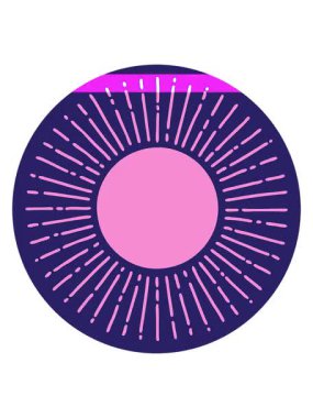 Güneşin ikonik dövme şeklindeki görüntüsünün canlandırmasını çalıştır