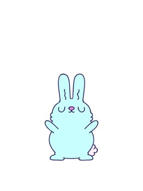 Tuhaf çizgi film tavşanının yükselişi ve yüzüşü