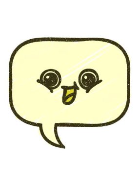 Konuşan Kabarcık Tebeşiri Çiziminin renk canlandırması