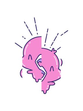 Geleneksel dövme stili şarkı söyleyen pilicin hareketli animasyonu