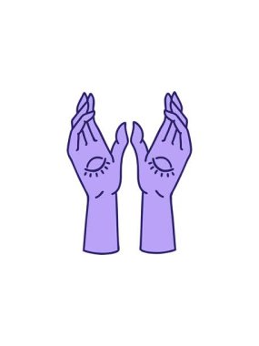 Dövmenin geleneksel mistik eller stilinde yıldız patlaması etkisi animasyonu