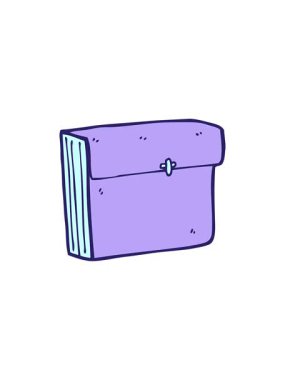 Çizgi film iş dosyalarının yıldız patlaması etkisi animasyonu