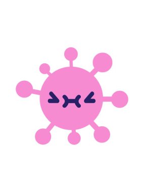 Sinirli virüsün dönen hareket animasyonu