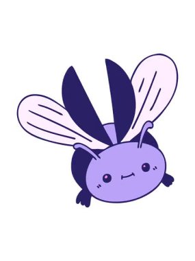 resim çizilen el animasyonunun piksel etkisi uçan böcek çizgi filmi