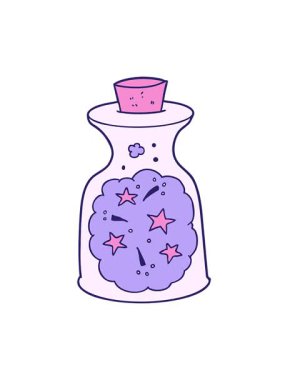 Karikatür sihirli iksirin hareketli animasyonu