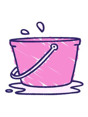 Islak Kova Tebeşir Çiziminin hareketli animasyonunu oynat