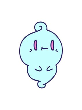 Mutlu Cadılar Bayramı hayaletinin titreyen animasyonu