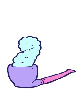 karikatür borusunun hareketli animasyonu