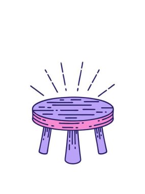 bir stil ahşap taburenin canlandırma gerilimi