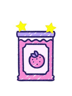 dönen yıldız animasyonu Marmelat Tebeşir Çizimi