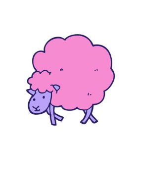 Bir çizgi film koyununun yükselişi ve yüzüşü