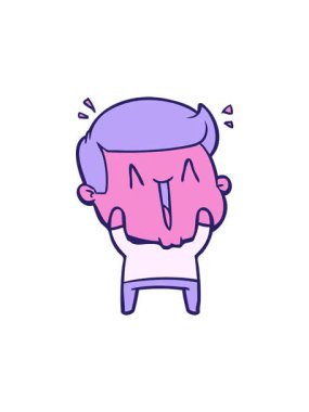 Heyecanlı adamın hareket animasyonu