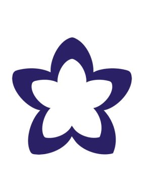 Geleneksel Japon çiçek dizaynının basınçlı animasyonu