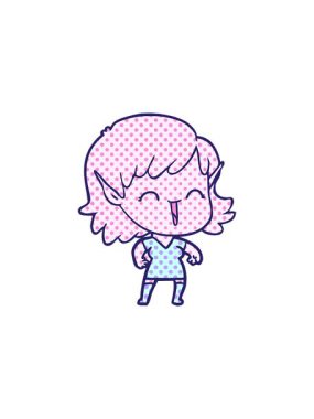 Elf kızı animasyonunu böler