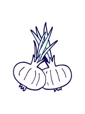 Çizgi film çizgi romanının neon ışık efekti soğan karalaması