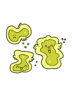 Çizgi film hücre tasarımının renk animasyonu değişiyor