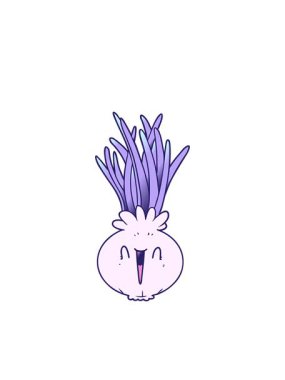 Basit soğanın yanıp sönen radyal çizgileri