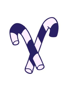 Çizgi film şeker kamışlarının hareketli animasyonu