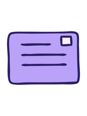 Kağıt zarfın sevimli çizgi filminin animasyonunu bob ve duraklat