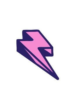 Dövmenin geleneksel yıldırım stilinde yatay titreşimli animasyonu