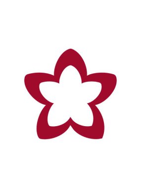 Geleneksel Japon çiçeklerinin yıldız patlaması etkisi animasyonu