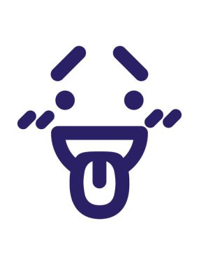 Utanç verici bir yüz simgesini salla ve duraklat