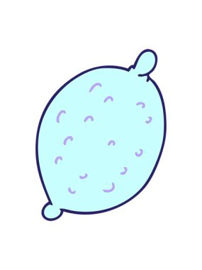 Parlak ışık efekti çizgi film kirecinin animasyonu