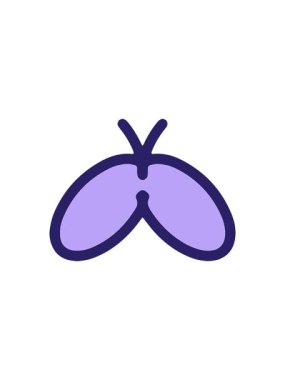 Basit ama sevimli el çizimi kelebeğin basınçlı animasyonu