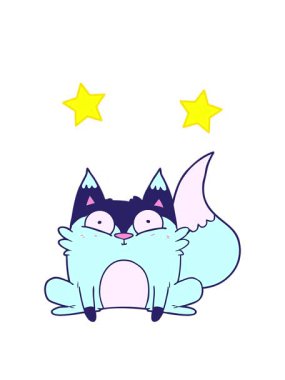 dönen yıldızlar ürkmüş tilkinin animasyonu