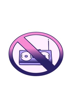 Radyoya izin verilmeyen gölgeli çizgi filmin hareketli animasyonuna